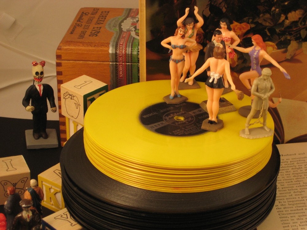 30x20 Photograph The Allegory of Sanctimonious Revenge Limited Edition Windup Dreams and Vinyl Nightmares by johnpurlia on Etsy
