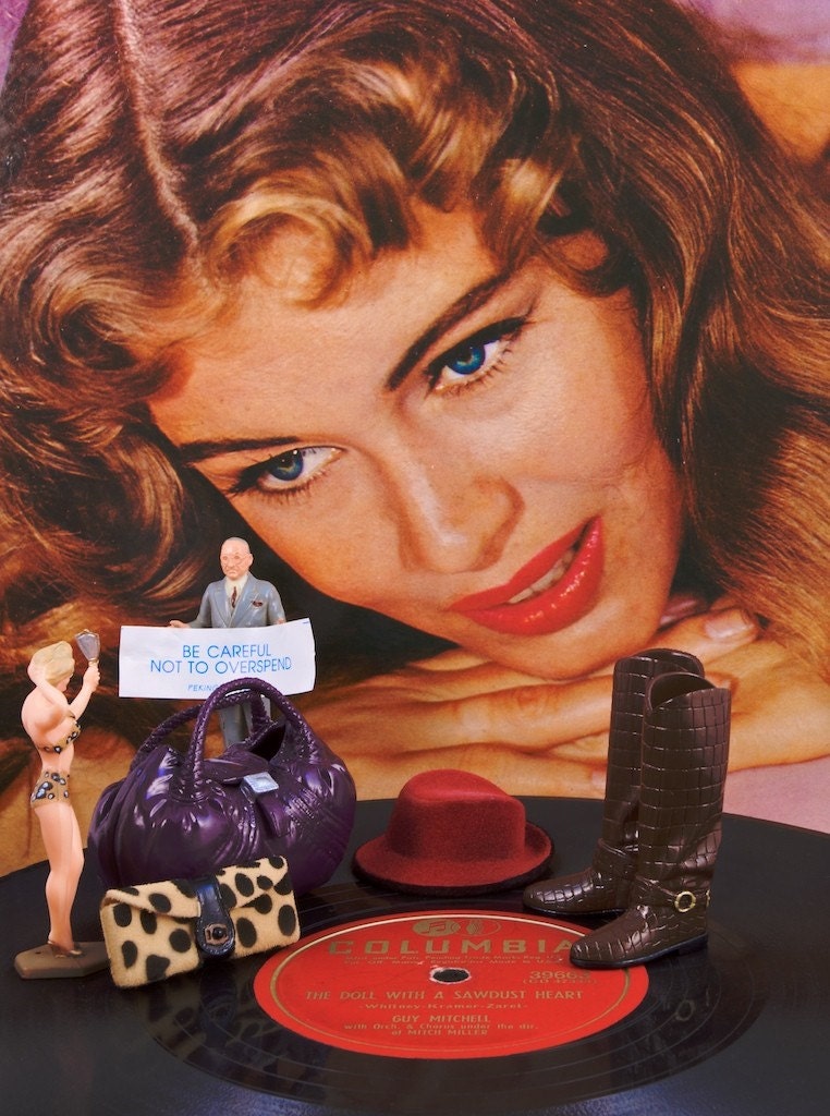 13x19 Photograph Fresh from a messy divorce, Kitty plots an ensemble... Limited Edition Windup Dreams Photography by johnpurlia