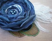 Flower Hair Clip and Brooch Combo - Made to order