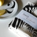 Zebra Hand Screen Printed Tea Towel Pair Black on White- flour sack towel- dish cloth- bar towel- animal towel- foodie gift-