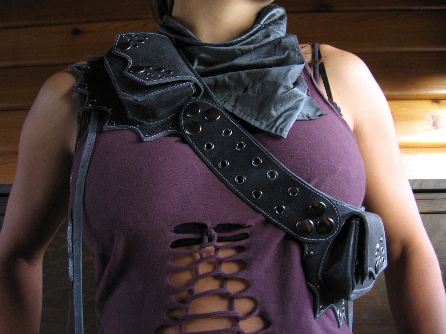 el ranco belt bag in darkness by jungle tribe