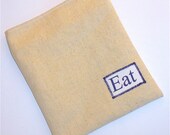 Reusable Snack Bag Sandwich Organic Cloth - EAT By BonTonsGifts on Etsy