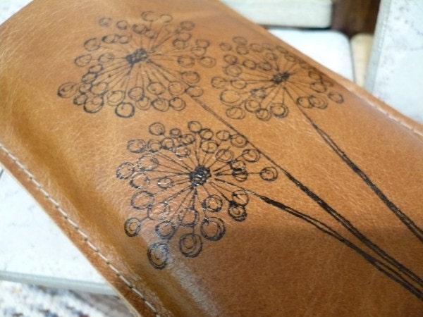 iphone ipod case leather simple sleeve handprinted