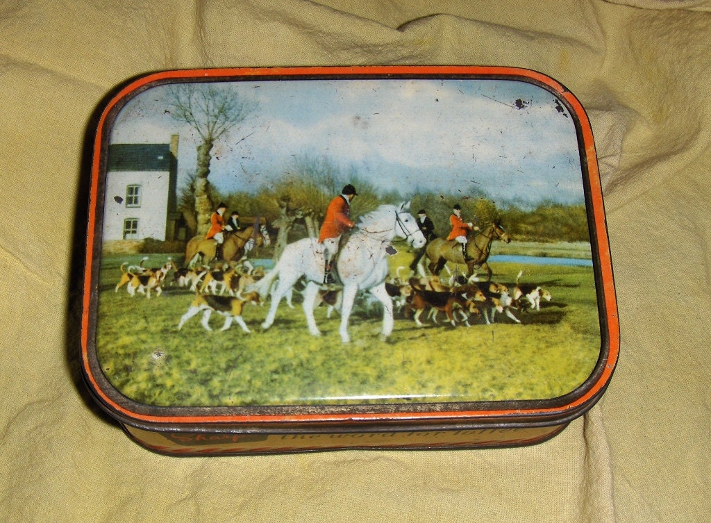 On Sale--Vintage Toffee Tin  by Edward Sharp & Sons LTD of Maidstone, Kent--On Sale