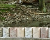 Ten birch bark votives, special offer