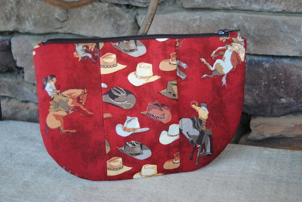 Zipper Purse-Cowboys - Supports ASPCA