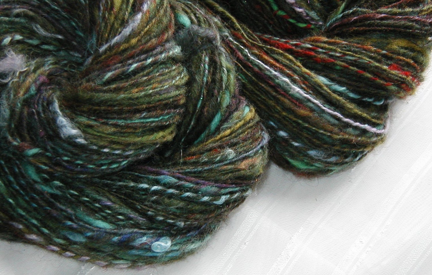 Paint Water handspun scarf set of two matching skeins