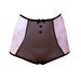 Pink and Black 'Sofia' Sheer Lace Bra and Knicker Set