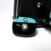 Diana Camera brooch miniature - handpainted air dried clay