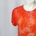 Hot Pink and Tangerine Ambrosia Atomic Lace Tee (xl)