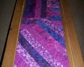 Elegant Purple Table Runner