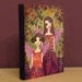 Autumn Fairies Mixed Media Fairy Painting Art Print Block