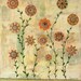 Abstract Flower Collage Painting Art Print Block