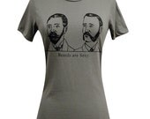 Beard T-Shirt - BEARDS are SEXY Ladies Shirt - (Available in S, M, L, XL)