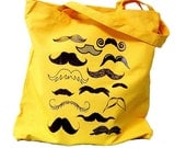 Mustache Collection Tote Bag