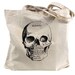 Anatomical Skull Tote Bag