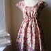 Jennifer Lilly Beautiful Handmade Vintage Inspired Cherry Blossom Rose Dress // BoHo Woodland Whimsical Quaint Fairytale Dress (S,M)