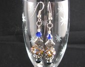 30% OFF Venetian multicolour cupcake bead and Celtic knot silver