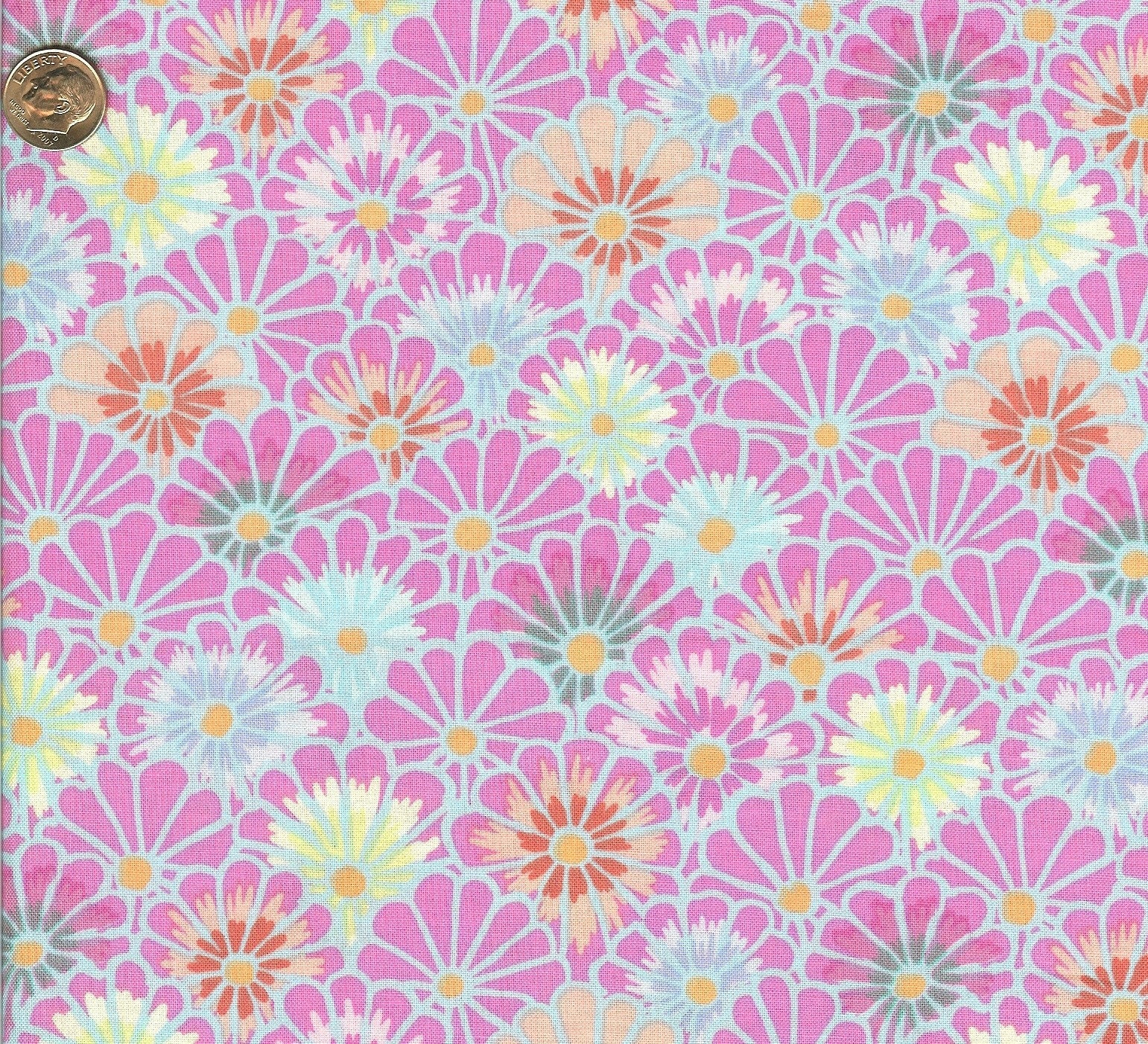 Kaffe Fassett Daisy in Pink