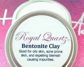 Bentonite Clay - great for acne, sun damage, wrinkles, oily skin, and blemish causing toxins and  impurities