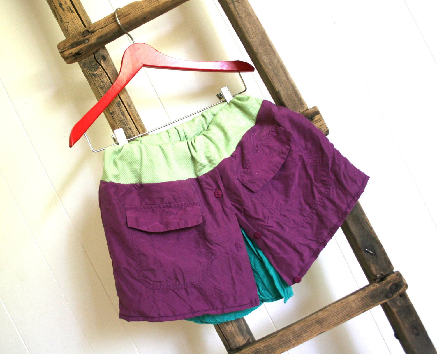 father to daughter silk shirt skirt, size 5 to 9 years