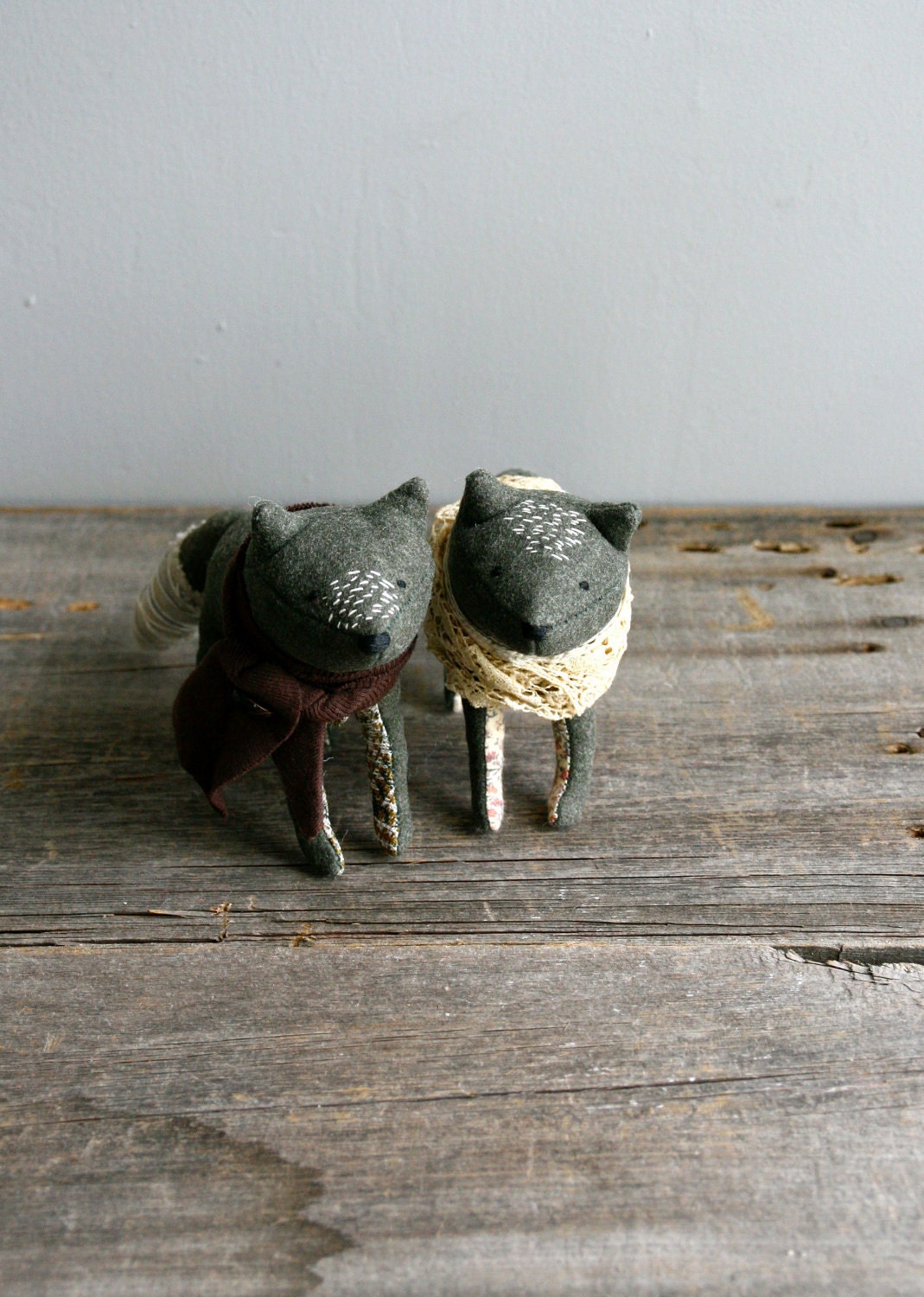 pair of country wolves.