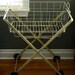 vintage rolling laundry cart