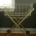 vintage rolling laundry cart