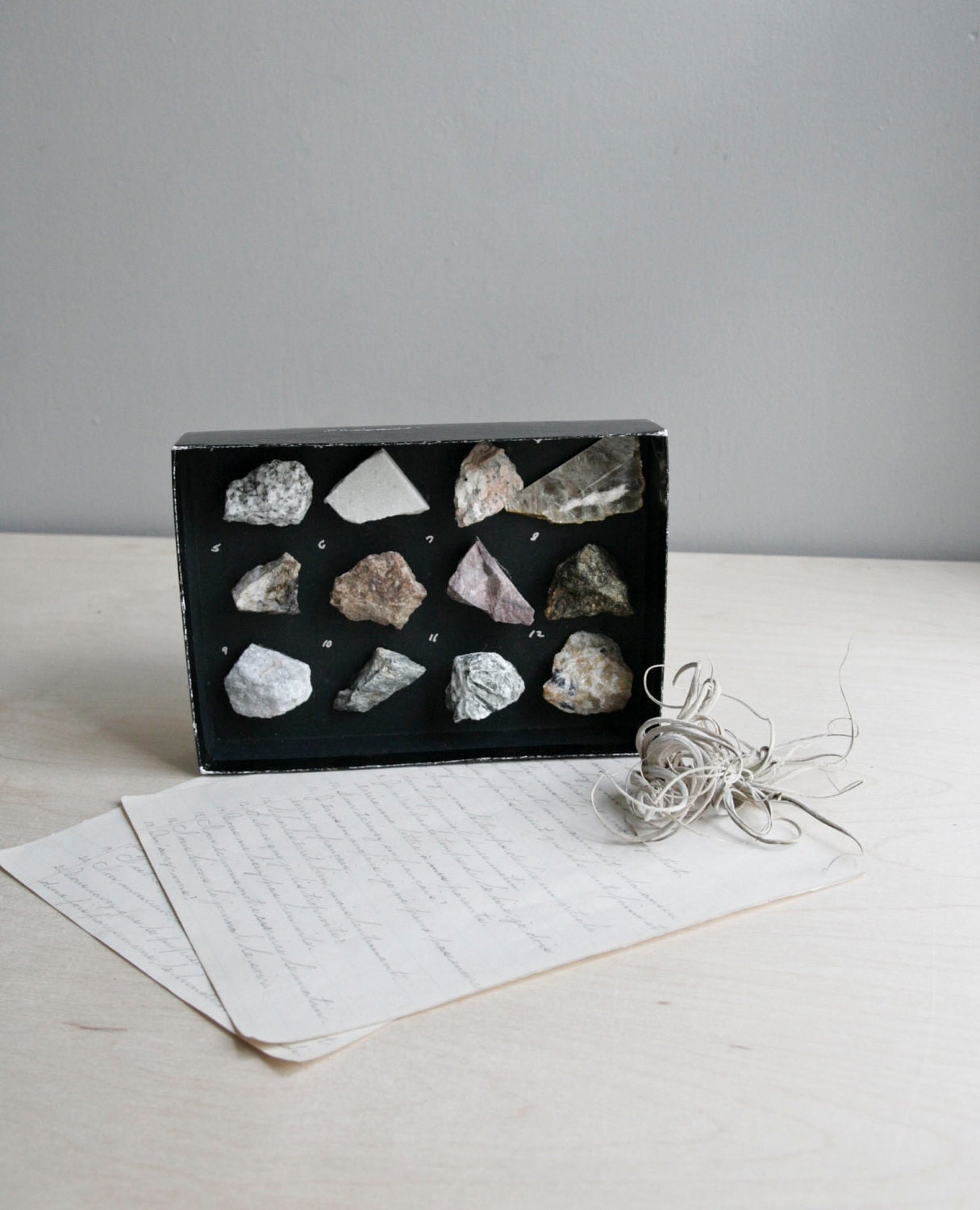 curiosity cabinet / rock & mineral collection
