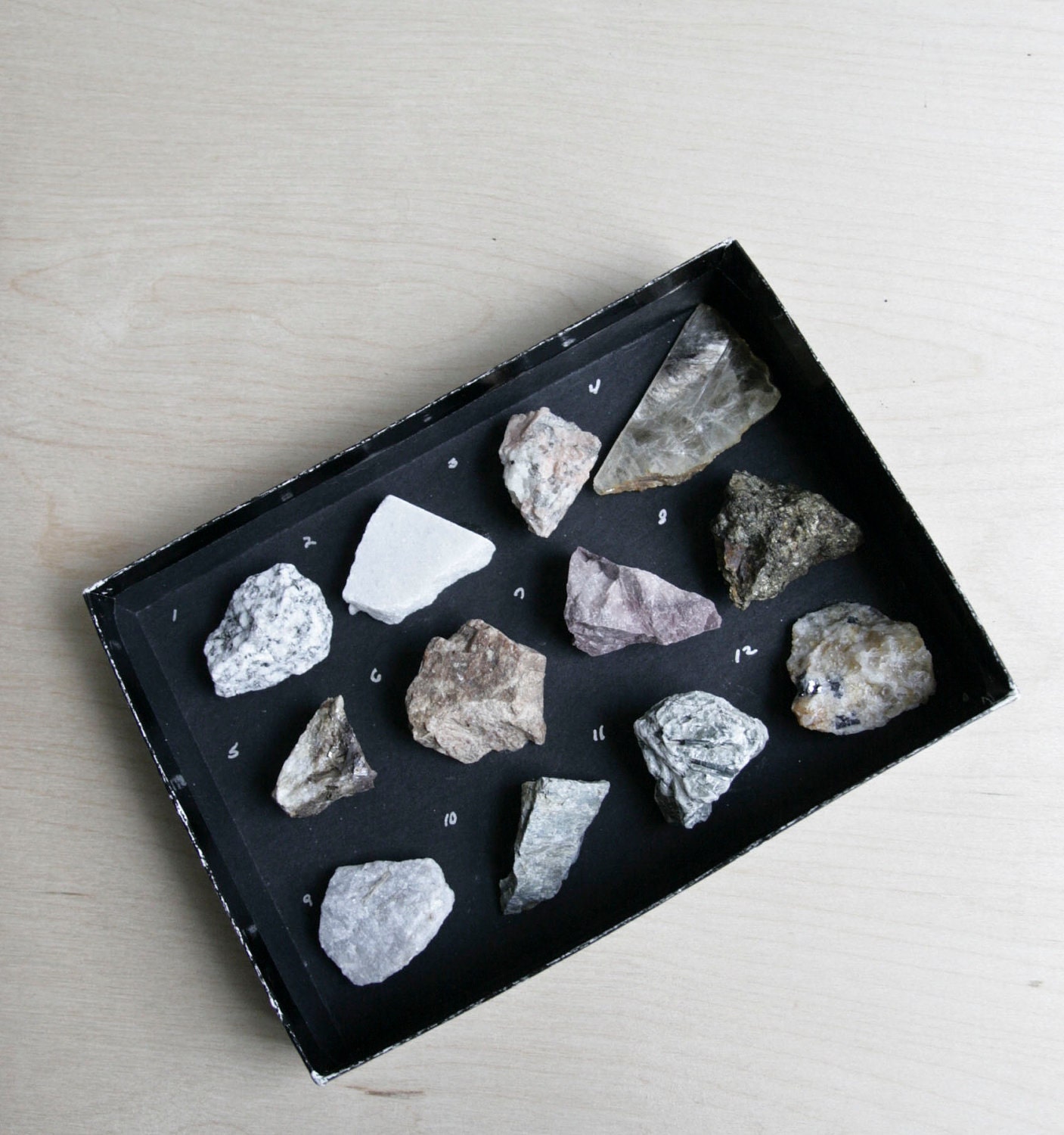 curiosity cabinet / rock & mineral collection