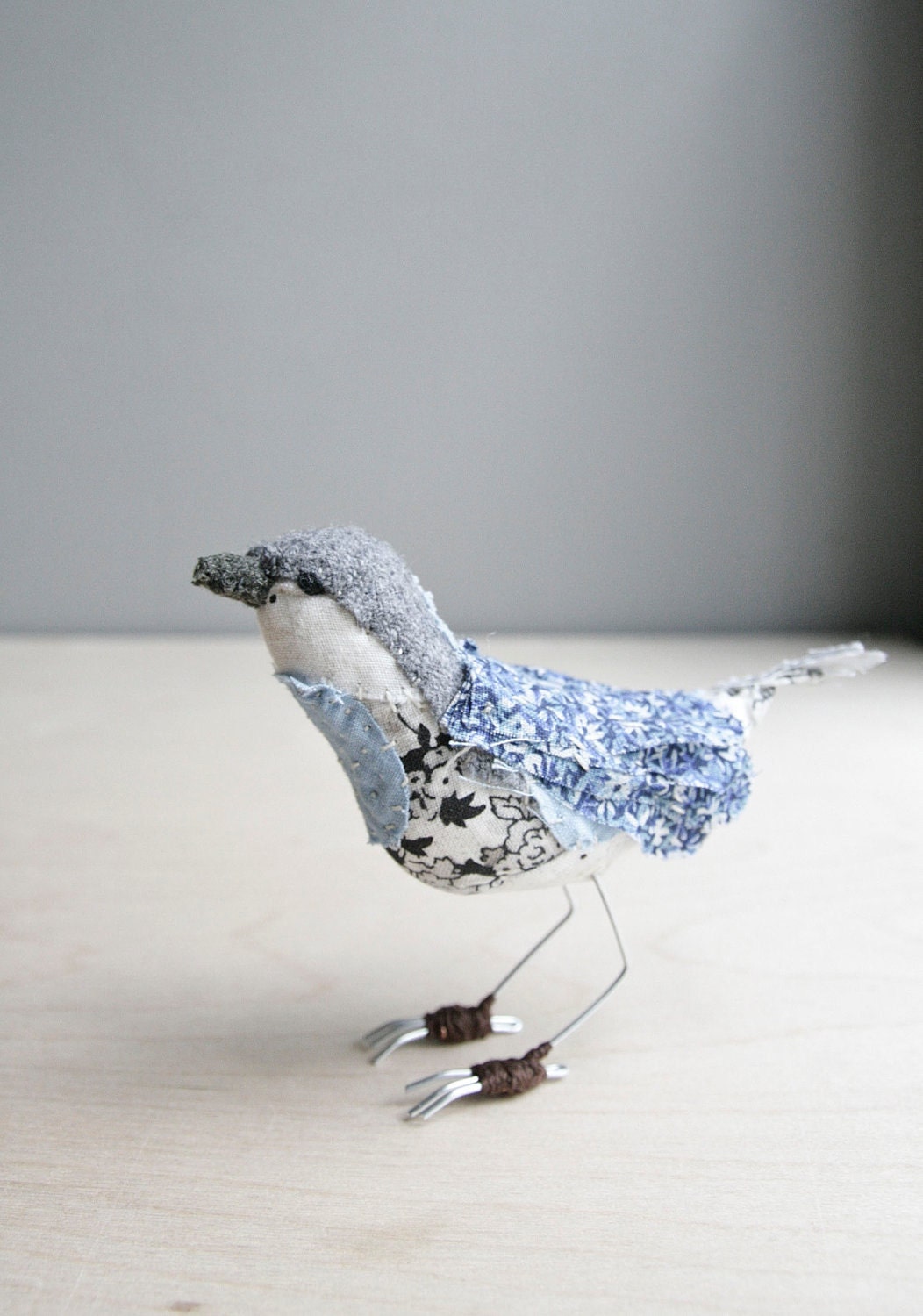 bluebird of happiness / soft sculpture animal