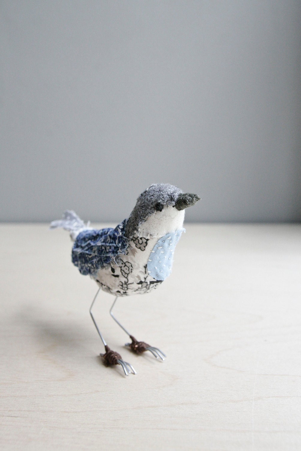 bluebird of happiness / soft sculpture animal