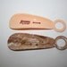 2 Vintage Advertising SHOE HORNS, Riviera Hotel Casino, Las Vegas & Kraus Originals LA, Promo giveaway Bakelite Lucite Plastic, mad men,