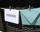boxed set of PREGNANCY announcement cards, mom to be