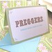 PREGNANCY announcement card