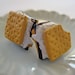 Smores Food Earrings - Miniature Food Jewelry - Surgical Stainless Steel Posts