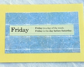 Friday Handmade Postcard