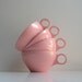 Vintage-Pink-Melmac-Coffee-Tea-Kitchen-Beverage-Cups-Mugs