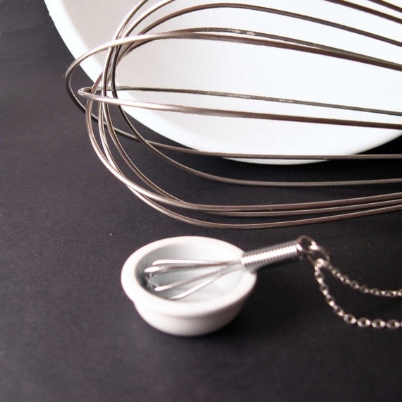 Mini Working Wire Whisk Necklace - Let Me Whisk YOU Away