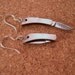 REAL Working Sharp Tiny Folding Knife Earrings