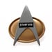 Personalized Star Trek Next Generation Insignia Badge Pin - Recycled Play Stands