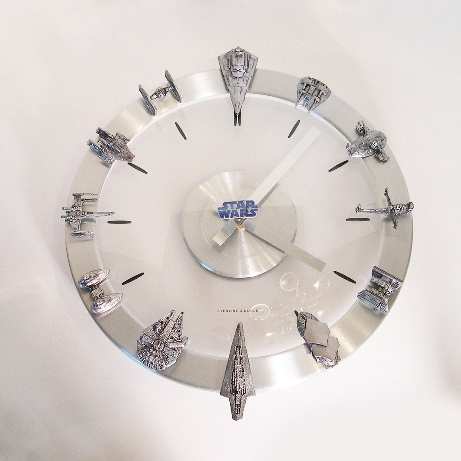 Star Wars Clock Starships and Fighters Clock