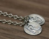 Wire Writing Initial Charm, personalized letter, sold individually
