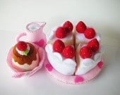 Princess Tea Party 2 Pattern PDF (Bowl, Jug, Custard, Cake and Plate)