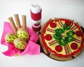 Happy Pizza  PDF Felt Pattern