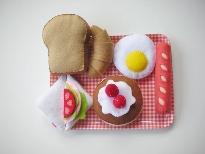Felt Happy Breakfast Set Pattern PDF
