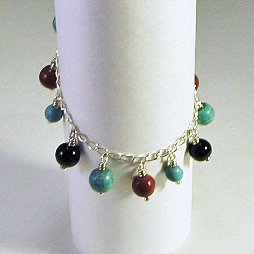 Southwest Dreaming Fun and Flirty Dangles Bracelet in Silver