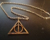 Harry Potter Inspired Deathly Hallows Necklace
