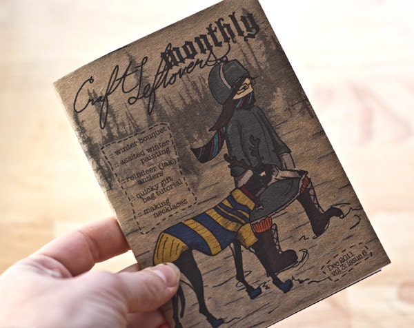 Issue 3.6 -Cold Snap Winter Craft Leftovers Zine -