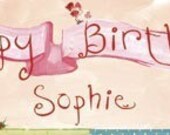 Garden Pals Birthday Banner